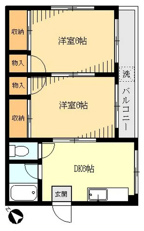 第12まさひろ商事ビル 3階階 間取り