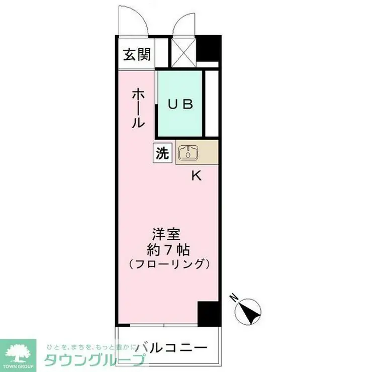 エクセル駒沢 2階階 間取り
