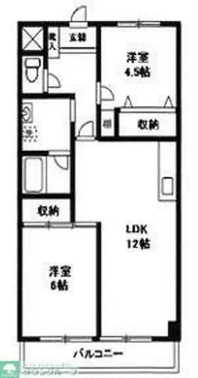 ペレンゼ原 4階階 間取り