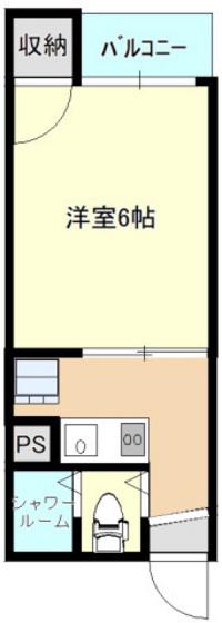 コーポ88(1K/2階)の間取り写真