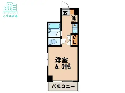 サンライフキャンパスピア長崎(ワンルーム/3階)の間取り写真