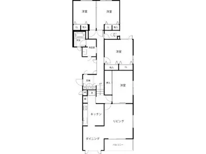 TS GARDEN中野新井薬師前 2階(4LDK/2階)の間取り写真
