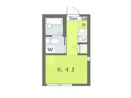 FA六浦IIA棟(ワンルーム/1階)の間取り写真