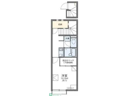 レオネクストエンブレム並榎(1K/2階)の間取り写真