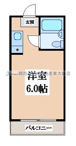 サニーマンション(ワンルーム/4階)の間取り写真