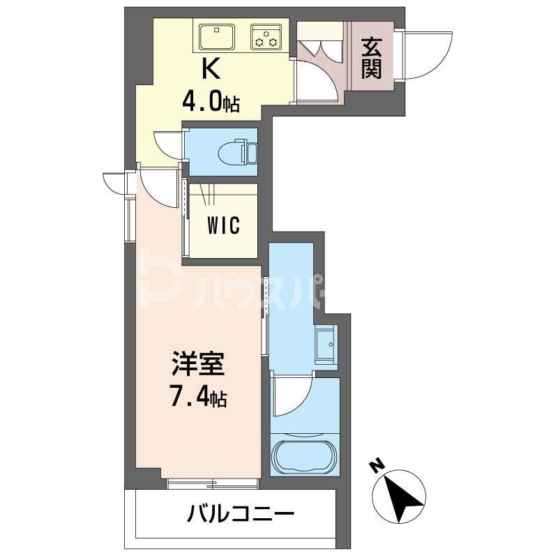 エトワールNOBUTO(1K/1階)の間取り写真