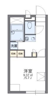 レオパレスエスポアール(1K/2階)の間取り写真