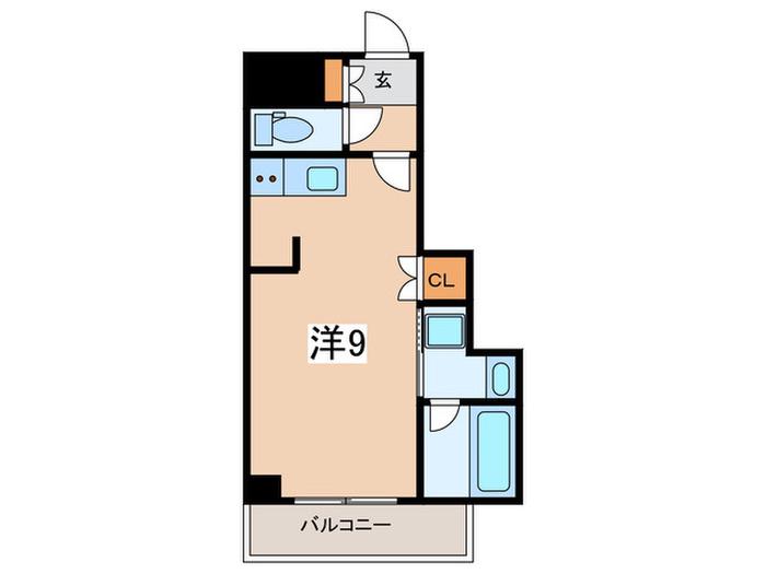 JMFレジデンス町田(ワンルーム/4階)の間取り写真
