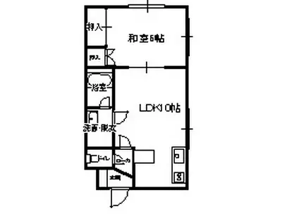 サンバレー泉(1LDK/3階)の間取り写真