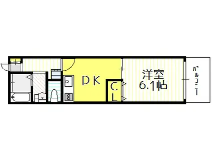 メゾン・プルミエール(1DK/1階)の間取り写真