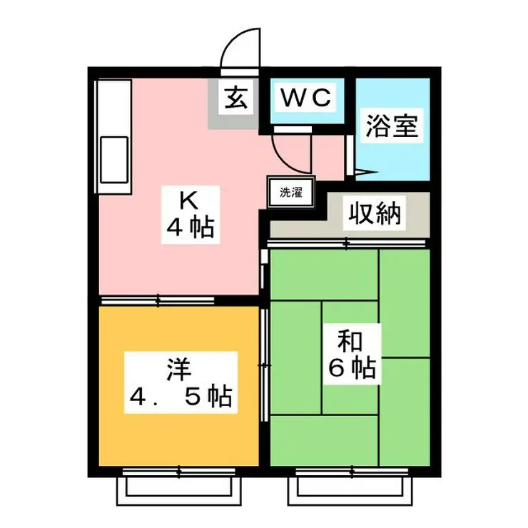 メゾンパウロニア 2階階 間取り