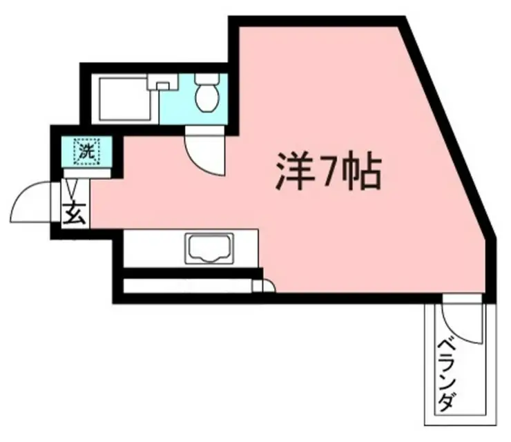 ジョイム向ヶ丘遊園 1階階 間取り