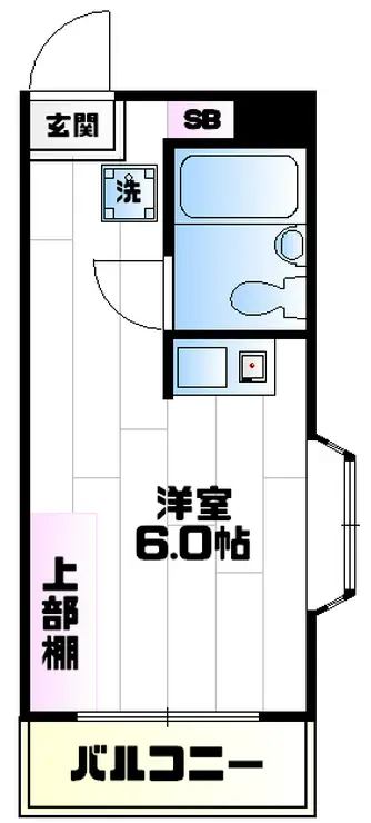 ベルロー国立 3階階 間取り