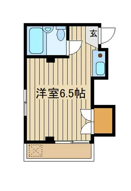シャトル沼袋 1階階 間取り