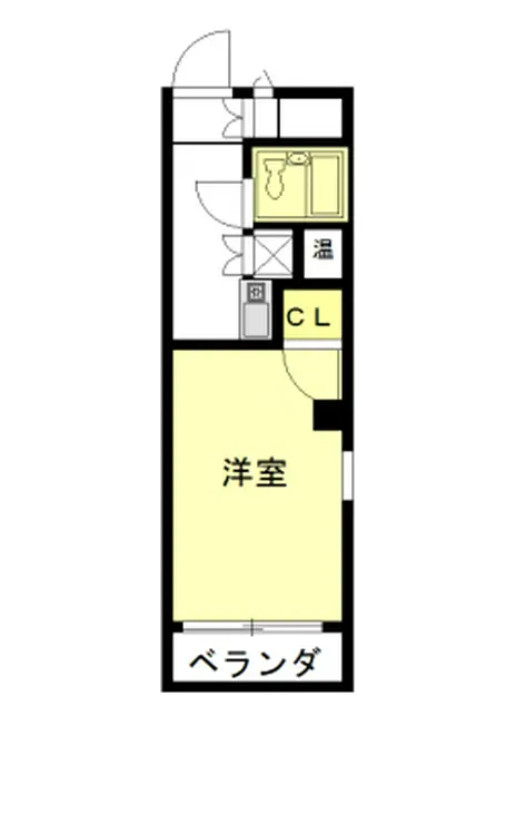 シングルハイツ相模大野 5階階 間取り