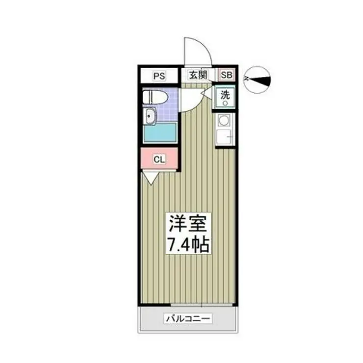 ジョイフル大和南 2階階 間取り