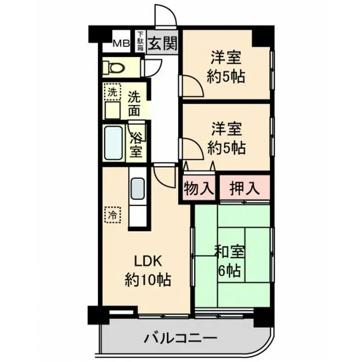シャトー上清戸 1階階 間取り