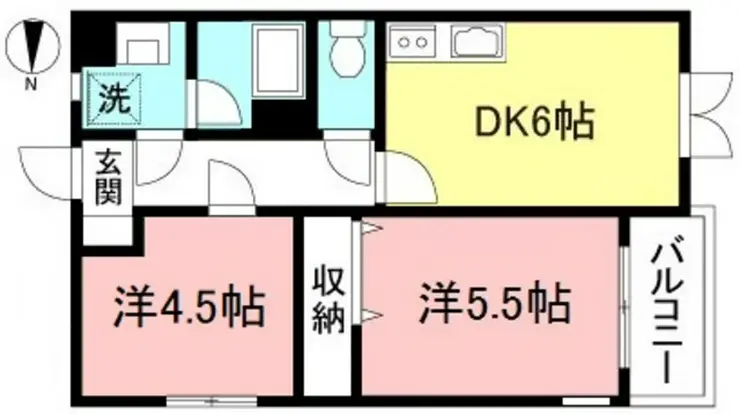 グリーンヴィラ・ロカ 1階階 間取り
