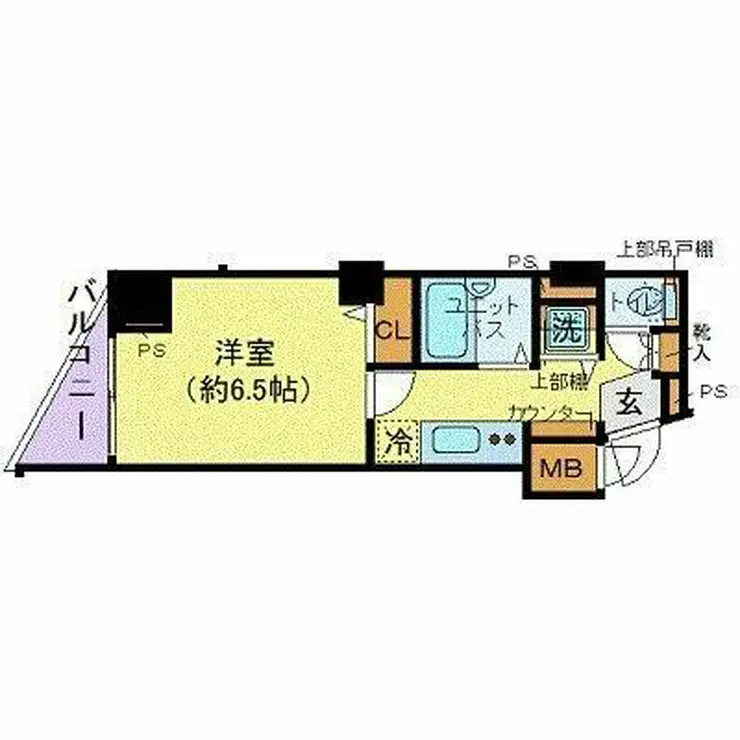 トーシンフェニックス神田岩本町弐番館 8階階 間取り