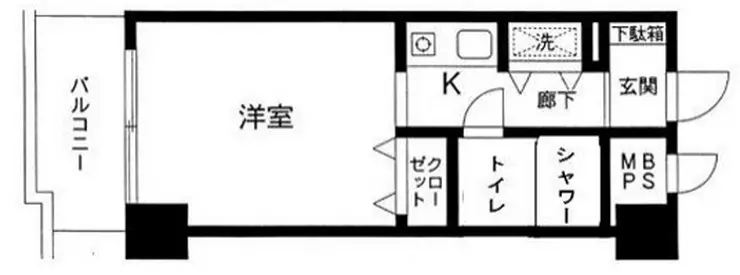 日神パレス鶴間 4階階 間取り