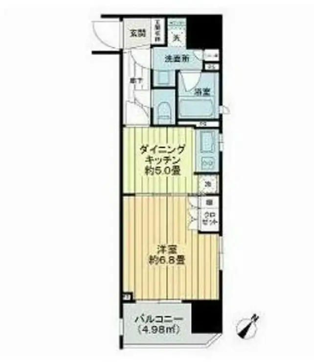 ライオンズアイル赤坂 8階階 間取り