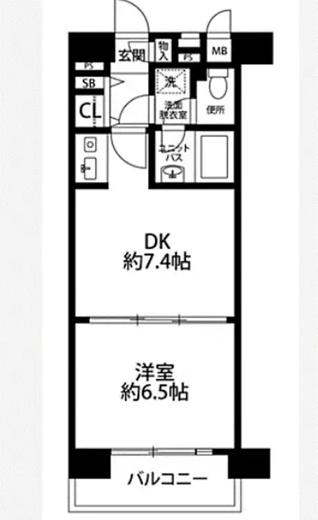 サンコート中野 3階階 間取り