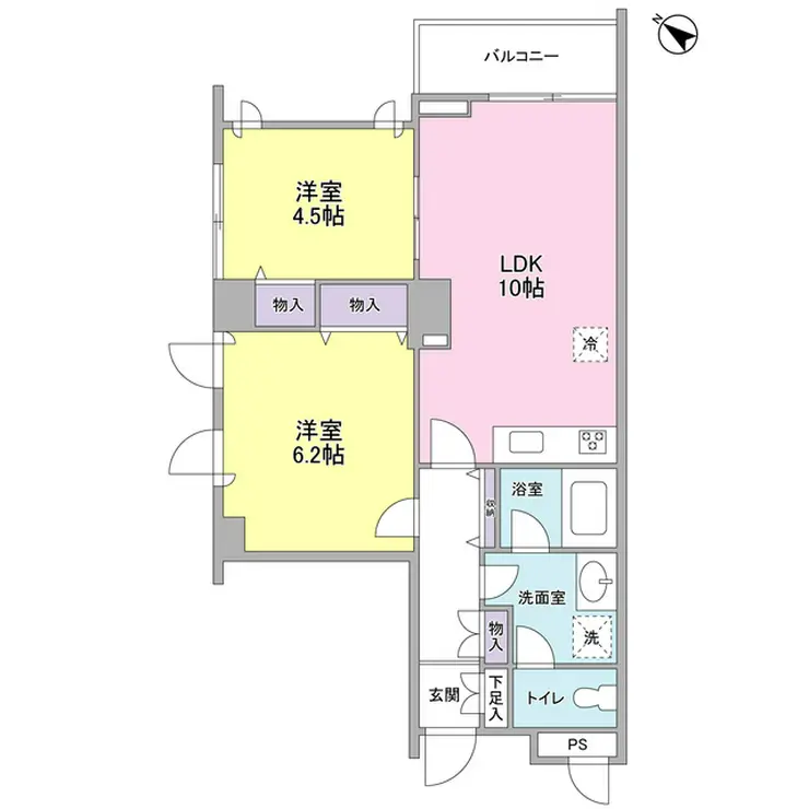グランドメゾン三軒茶屋 11階階 間取り