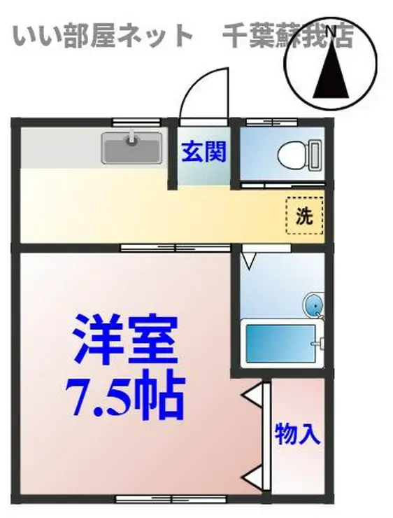 コーポハイブリッチ 1階階 間取り