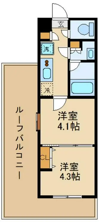 ガーラ・ヒルズ調布 4階階 間取り