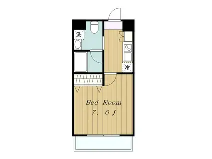 アーデン町田(1K/4階)の間取り写真