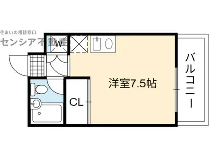 フォーラム都島内代駅前(ワンルーム/5階)の間取り写真