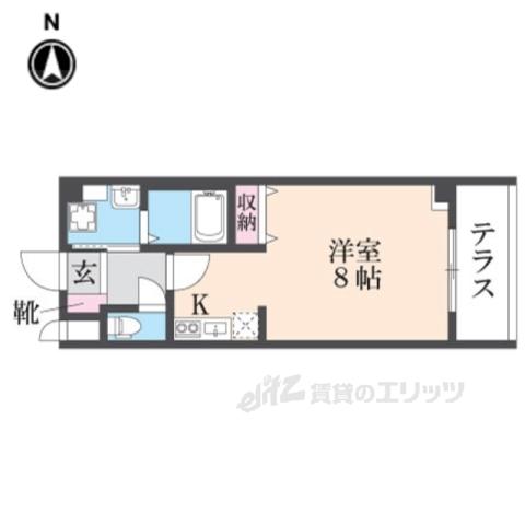 グランデトワール(1K/3階)の間取り写真