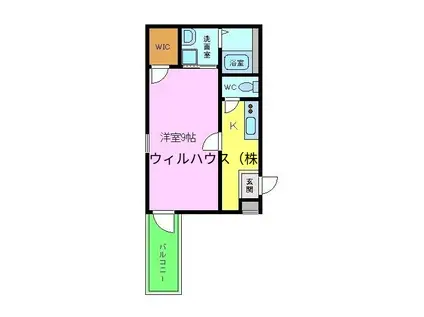 フジパレス堺南長尾2番館(1K/2階)の間取り写真