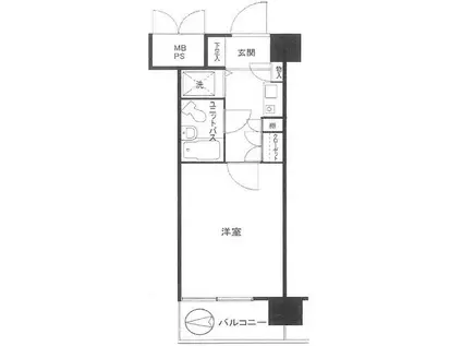 SOPHIA II A(1LDK/1階)の間取り写真