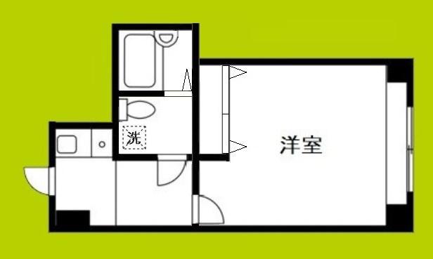 ステュディオ新御堂(1K/10階)の間取り写真