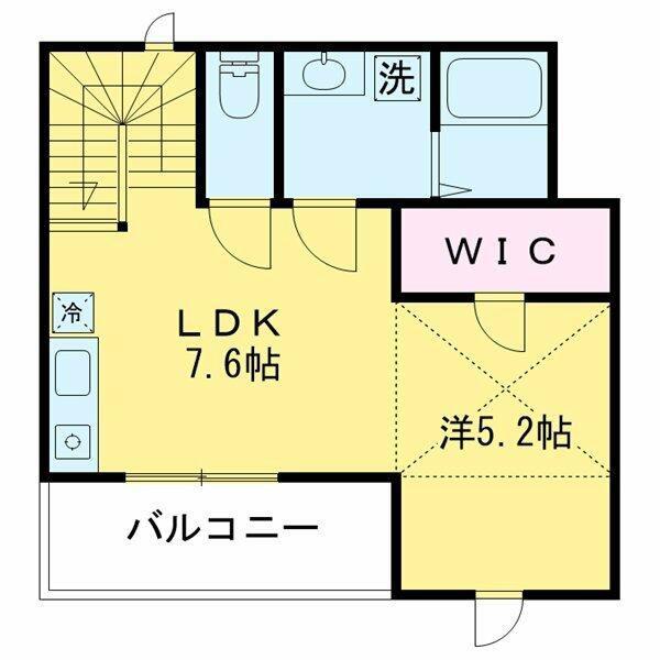 ブランエール中目黒(1LDK/3階)の間取り写真