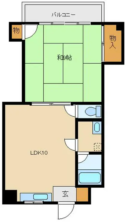 富士見プラザ 2階階 間取り