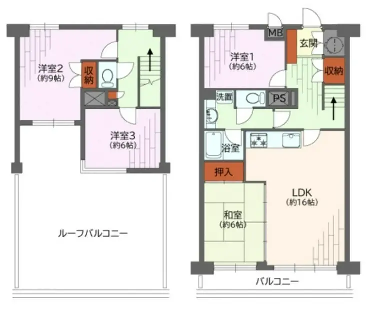 ライオンズプラザ池袋 13階階 間取り