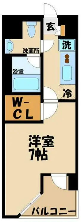 レディアス調布国領 1階階 間取り