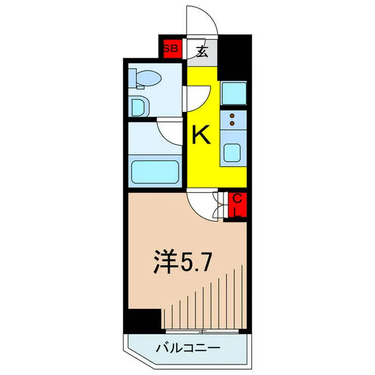 ライジングプレイス綾瀬二番館 4階階 間取り