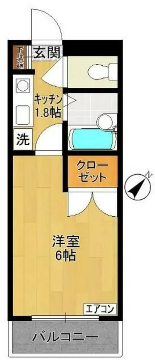 パル・ビューテラス 4階階 間取り