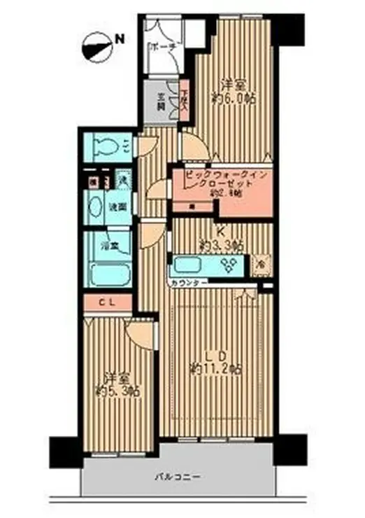 エコロジー浅草橋レジデンス 5階階 間取り