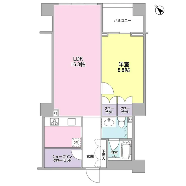 フォレストタウン参宮橋 4階階 間取り