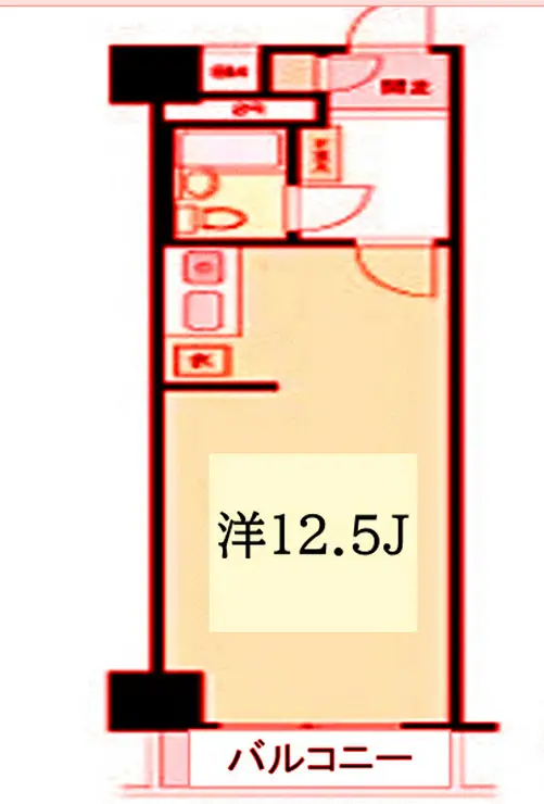 トーア川崎マンション 1階階 間取り