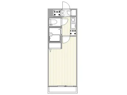シンシア蒲田セカンドステージ(1K/3階)の間取り写真