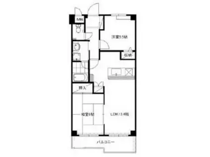 アドバンスヴィラ(2LDK/3階)の間取り写真