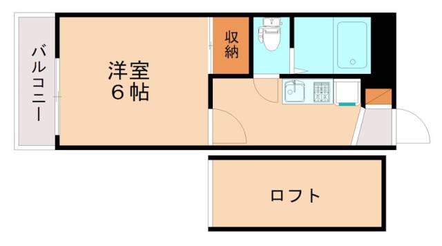 レオパレスラドゥガールK(1K/1階)の間取り写真