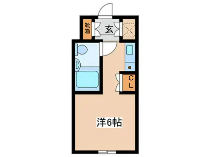 GRANDEARTERRACE青葉台(ワンルーム/3階)の間取り写真