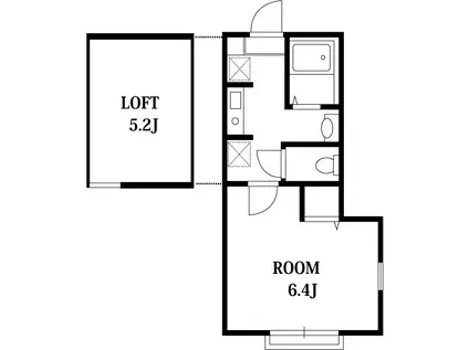 レグルス杉田(1K/1階)の間取り写真