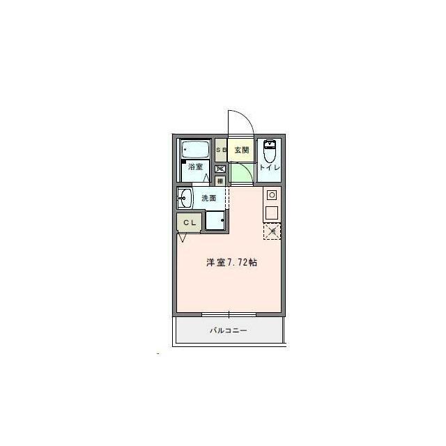 COSMO VILLA ATSUGI A(ワンルーム/2階)の間取り写真